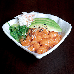 Mini Salmon Poke Bowl