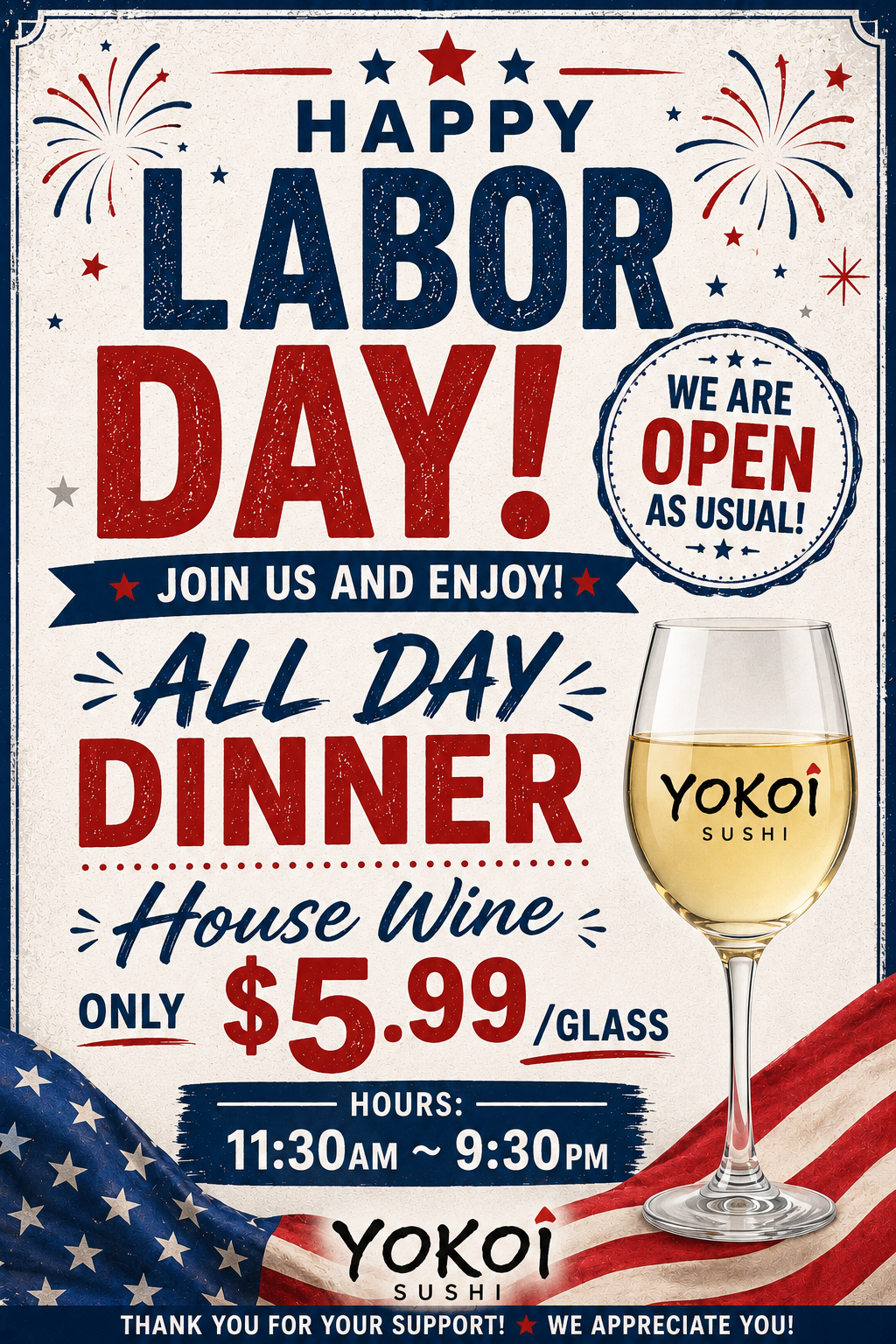 Labor Day Promo